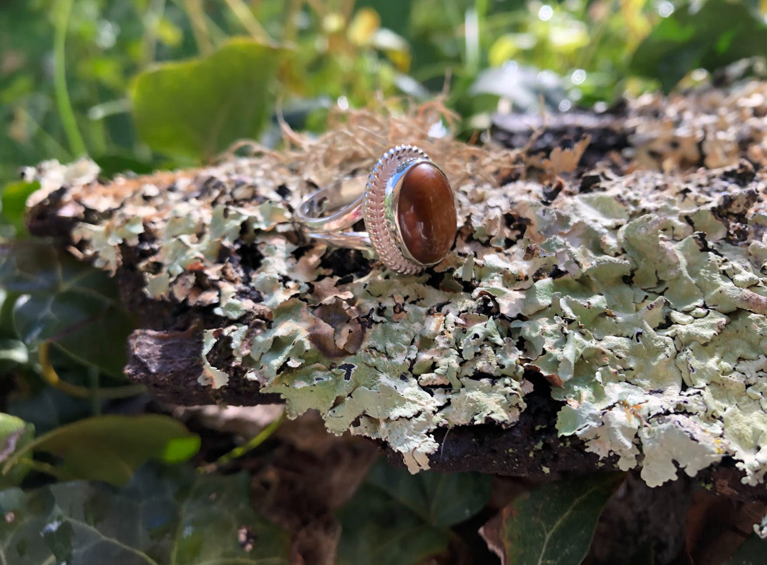 Boutique ésotérique - Lithothérapie Bague en Argent Orion Oeil de Tigre - SOEURS