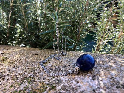 Boutique ésotérique - Lithothérapie Pendentif boule en pierre Lapis Lazuli - SOEURS