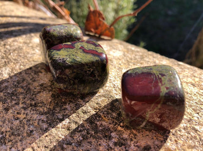 Dragon's Blood Jasper Cubic Tumbled Stone