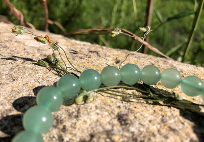 Boutique lithothérapie en ligne - Bracelet en pierre Aventurine Verte - SOEURS