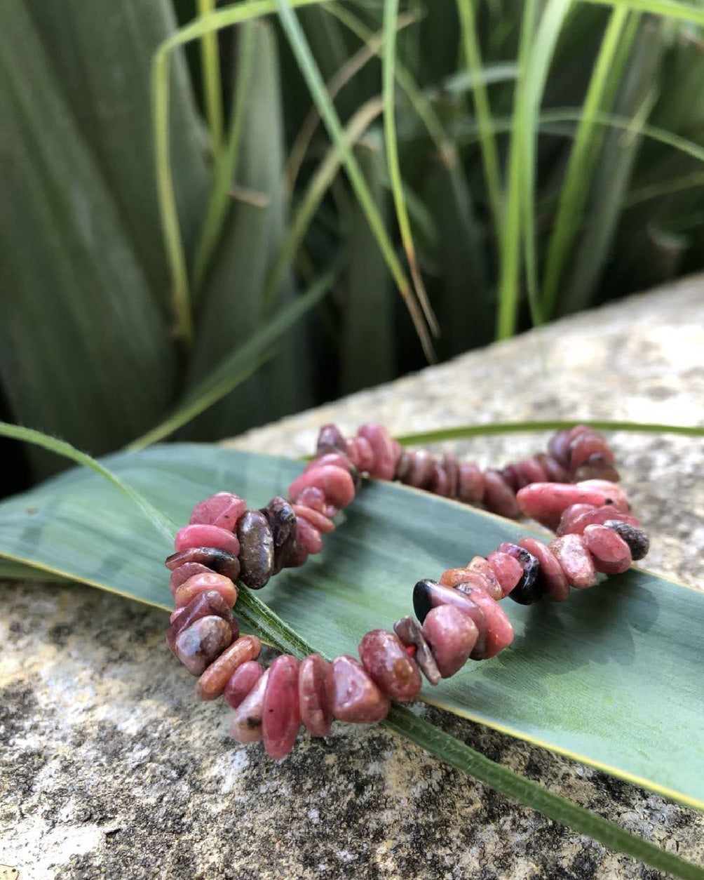 Boutique ésotérique - Lithothérapie Bracelet en Rhodonite - SOEURS