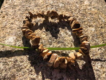 Boutique ésotérique - Bracelet en pierre Jaspe Paysage Baroque - SOEURS